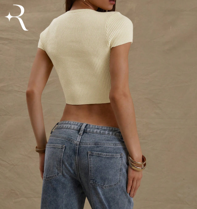 Blusa “Crema Suave”