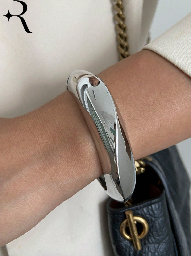 Pulsera "Plateada Pulida"