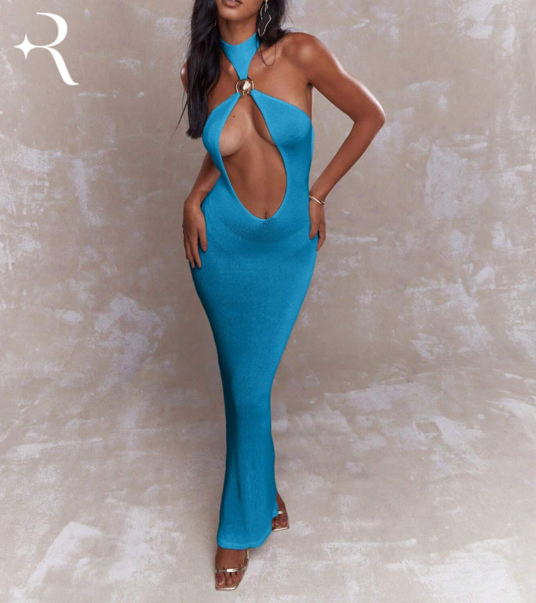 Vestido "Reflejo Marino"